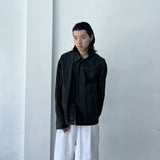 Faded Cropped Work Jacket