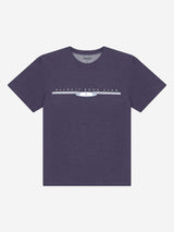 REC RUIT ブックマークリバーシブルリンガーTシャツ (パープル/グレー)