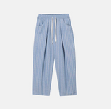 [Unisex] Linen stripe banding pants(2color)