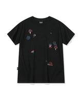 26SS★ Mushroom Stitch Crop Short Sleeve Tee
