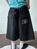 Mighty Hip Patch Back Tab Bermuda Shorts 2color