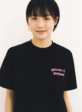 Welcome Logo Tee - Black