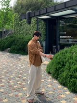 Hyper Essential Overfit Linen Shirt