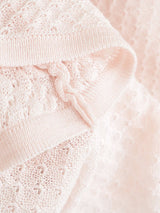Luelle Eyelet Collar Knit