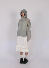 FRILL MIDI SKIRT
