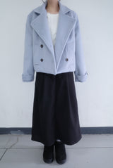 Powder double short coat (2color)