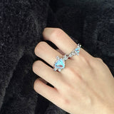 Daily Heart gemstone Ring