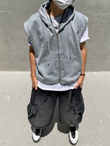Hade 2 Way フード付きベスト 2C