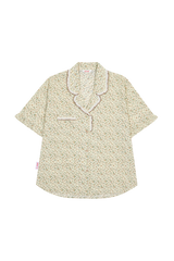 ULLALA PAJAMA Delia Short-sleeved Woman's Pair Cream[24116WPSSN]