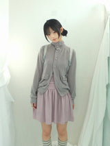 soft-touch raglan knit jacket