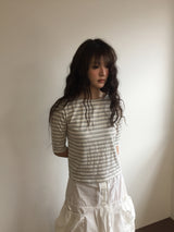 Camden Stripe 7 Sleeve T-Shirt (3color)