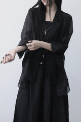 see-through strap jacket