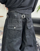 Repel Back Strap Denim Pants