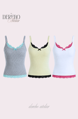 Hot Sagging Lace Sleeveless Top
