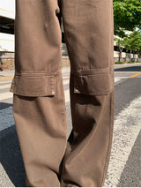 POINT BACK CLIP WIDE PANTS (3C)