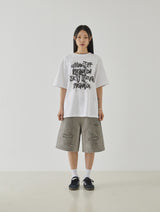 スクライブルペイントtシャツ