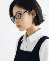 DOT SQUARE GLASSES (2COLOR)