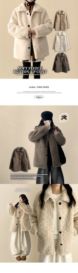 Cute Fleece Dumble Half Coat