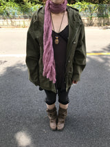 vintage hoodie loose jacket