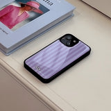 Stripe Epoxy Bumper Case (Purple)