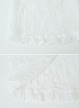 [SHOPPERMADE] Flower See-through 2WAY Sleeveless Blouse