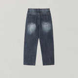 LMN Renell Pearl Washing Wide Denim Pants (2 colors)