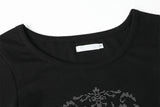 Dotty tee - black