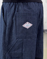 Lyn Pinstripe Carpenter Bermuda Pants