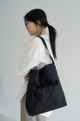 puff pocket padding bag (black)