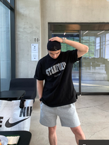  Urban Stanford Lettering Over Short Sleeve