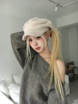 Cozy Off-Shoulder Knit