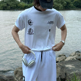 LMN VerTrack Air-Fit Short-Sleeved T-Shirt + Crack CHAMP Line Wide Pants