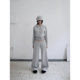 【MADE】low training pants, gray