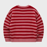 Stripe Puppy Graphic Knit