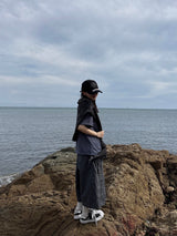 mesh hood short sleeve