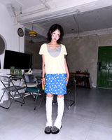 (2color) Daisy Cotton Mini Skirt