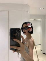 Kitty fabric hair-pin(1pcs)