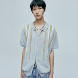 navajo ブークレニットカーディガン canal blue
