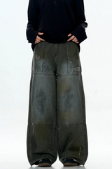Paint Splatter Logger Cargo Pants