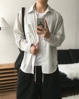 Code Seersucker Stripe Shirt