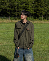 フェアワーク パッチ シャツ ジャケット