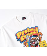 LB プロテインクランチ2ウォッシュドTシャツ (アイボリー)