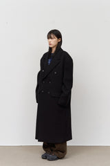 Draw Double Breasted Coat
