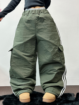 TRACK CARGO STRING PADDING PANTS ❤🖤🤎💚💙5COLOR