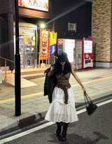 フリルカンカンミディスカート