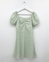 Siya Floral Puff Dress (2color)