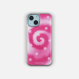 HYPNOTIC STAR CASE_PINK (silver epoxy)
