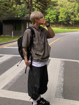 Future Nylon String Short Sleeve Anorak 3C
