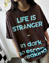 オディレターグラフィックオーバーサイズTシャツ 4カラー