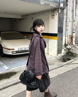 ビンテージワインチェックシャツ